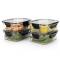 Transparent Plastic Storage Box – Black Clip Lock Airtight Seal Durable & Reusable Manufacturers, Suppliers in Rajkot