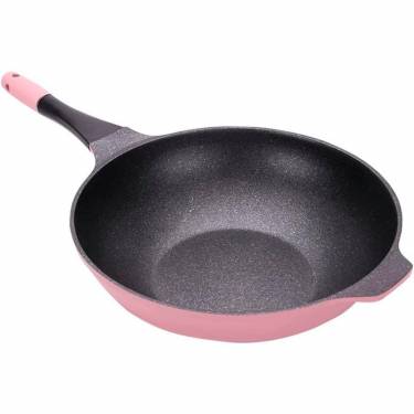 Trendy Ceramic Pink Copper Skillet – Long-Lasting Non-Stick Frying Pan for Effortless Cooking Manufacturers, Suppliers in Prahlad Nagar