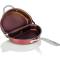 Versatile Purple Double Frying Pan Gas and Electric Stovetop Safe, Aluminum and Stainless Steel Build Manufacturers, Suppliers in Delhi