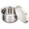 Versatile Stainless Steel Cooking Tope Deep Round Design, Polished Silver Finish, Stovetop and Dishwasher Safe Manufacturers, Suppliers in Delhi