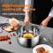 Versatile Stainless Steel Stock Pot Heavy-Duty Design, Glass Lid, Induction and Halogen Compatible Manufacturers, Suppliers in Nagpur