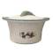 White Floral Plastic Casserole – Home & Travel Friendly Manufacturers, Suppliers in Delhi